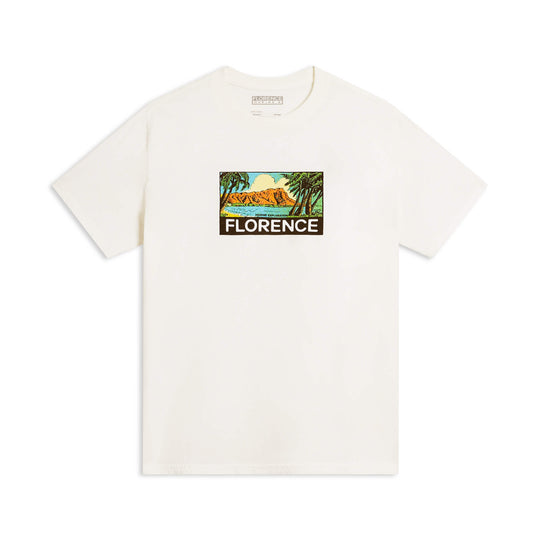 Color:Off White-Florence Postcard T-Shirt