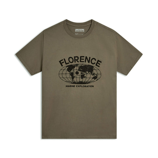 Color:Moss Grey-Florence Voyage T-Shirt