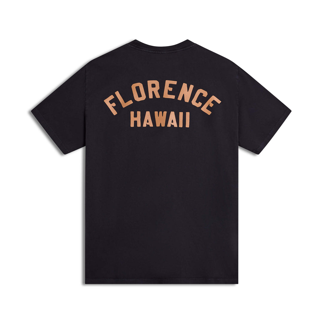 Color:Black-Florence Hawaii T-Shirt -alt