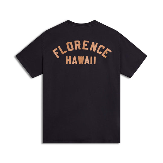 Color:Black-Florence Hawaii T-Shirt -alt