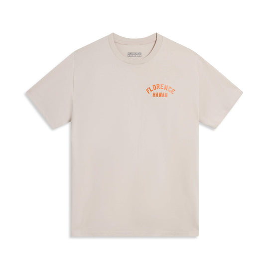 Color:Bone-Florence Hawaii T-Shirt