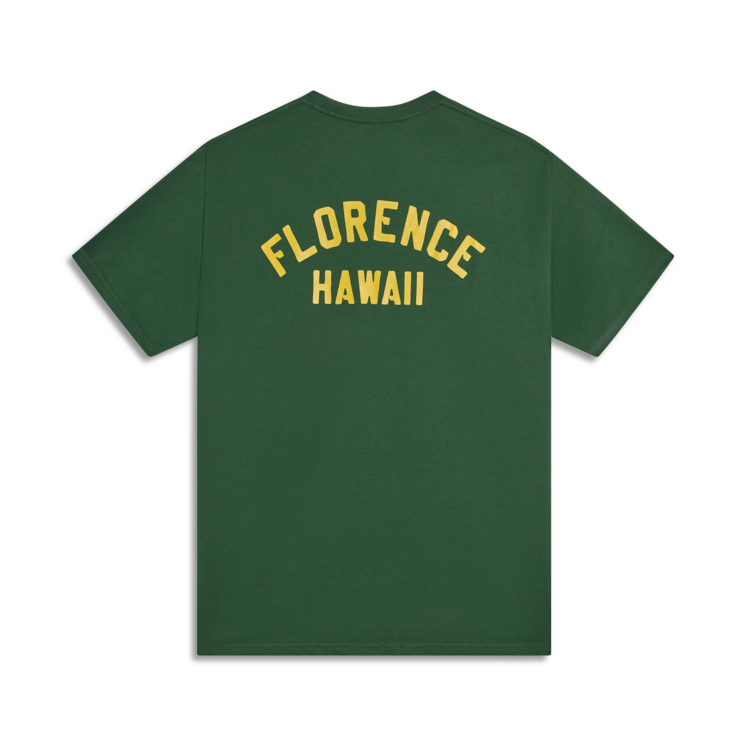 Color:Dark Emerald-Florence Hawaii T-Shirt -alt