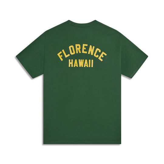 Color:Dark Emerald-Florence Hawaii T-Shirt -alt