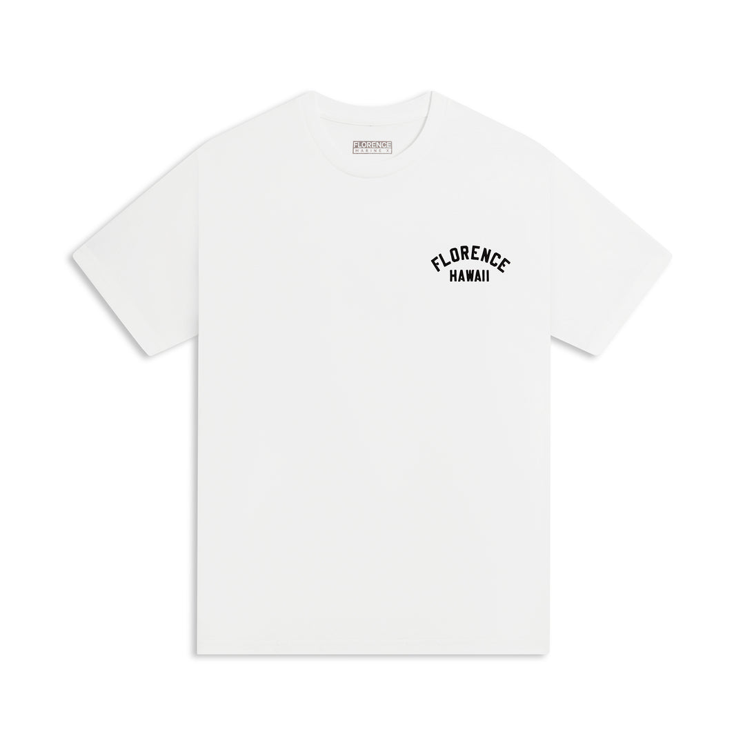 Color:Off White-Florence Hawaii T-Shirt