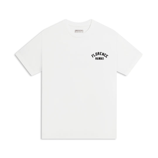 Color:Off White-Florence Hawaii T-Shirt