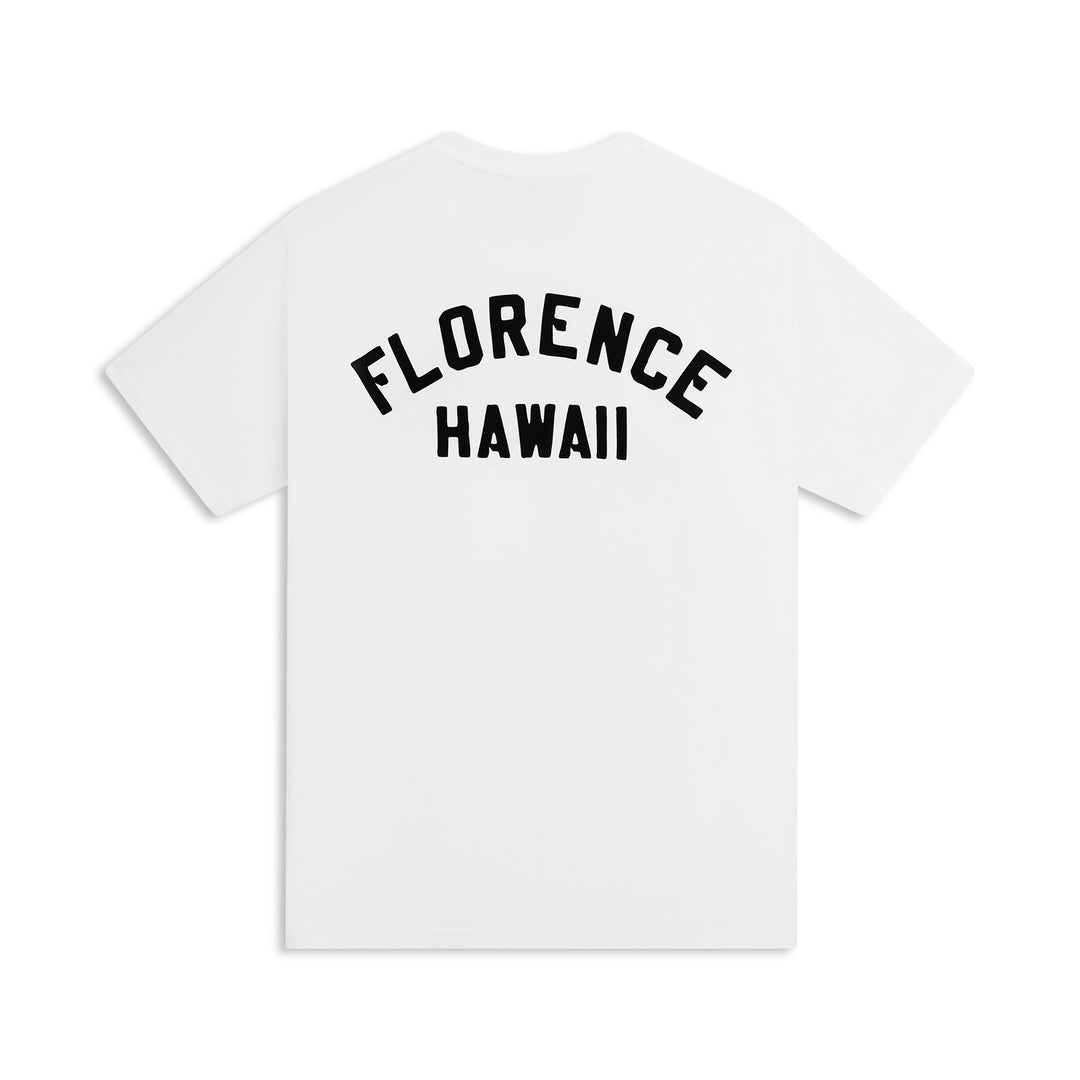 Color:Off White-Florence Hawaii T-Shirt -alt