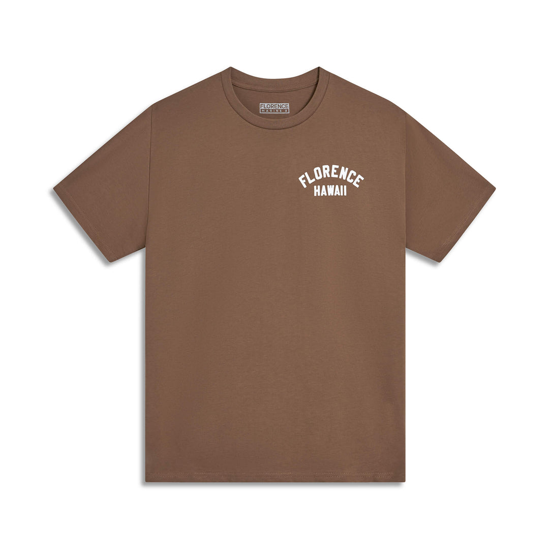 Color:Pumice-Florence Hawaii T-Shirt