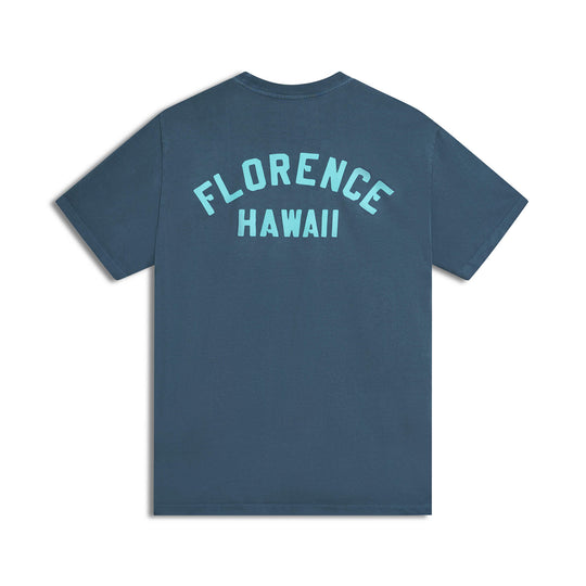 Color:Sea Blue-Florence Hawaii T-Shirt -alt 