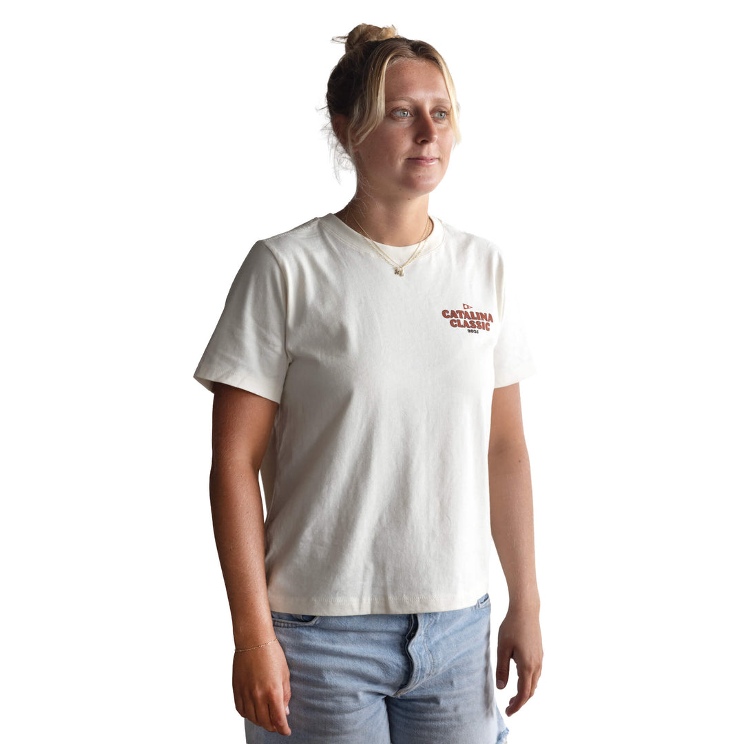 Color:Natural-Florence Women's Catalina Classic T-Shirt