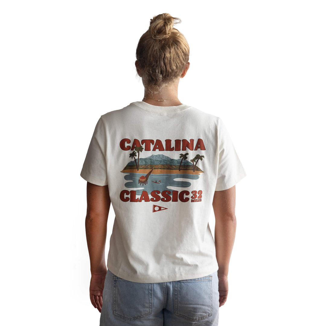 Color:Natural-Florence Women's Catalina Classic T-Shirt