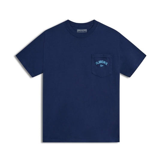 Color:Navy-Vela Pocket T-Shirt -alt