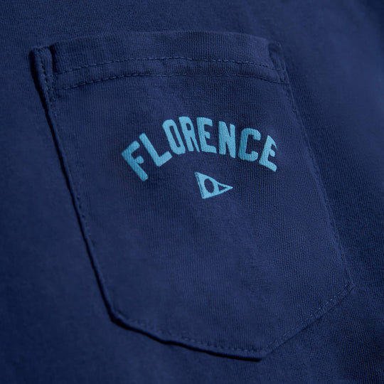 Color:Navy-Vela Pocket T-Shirt