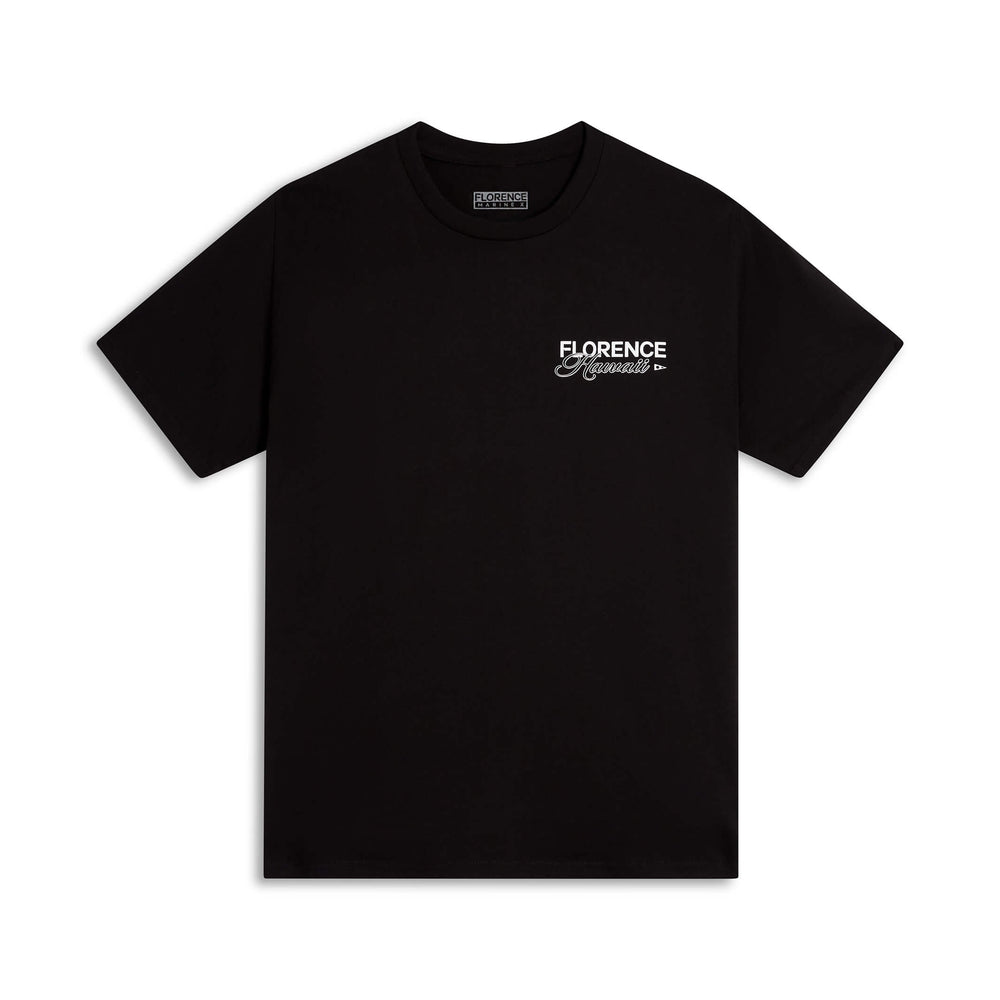 Color:Black-Florence Script T-Shirt -alt