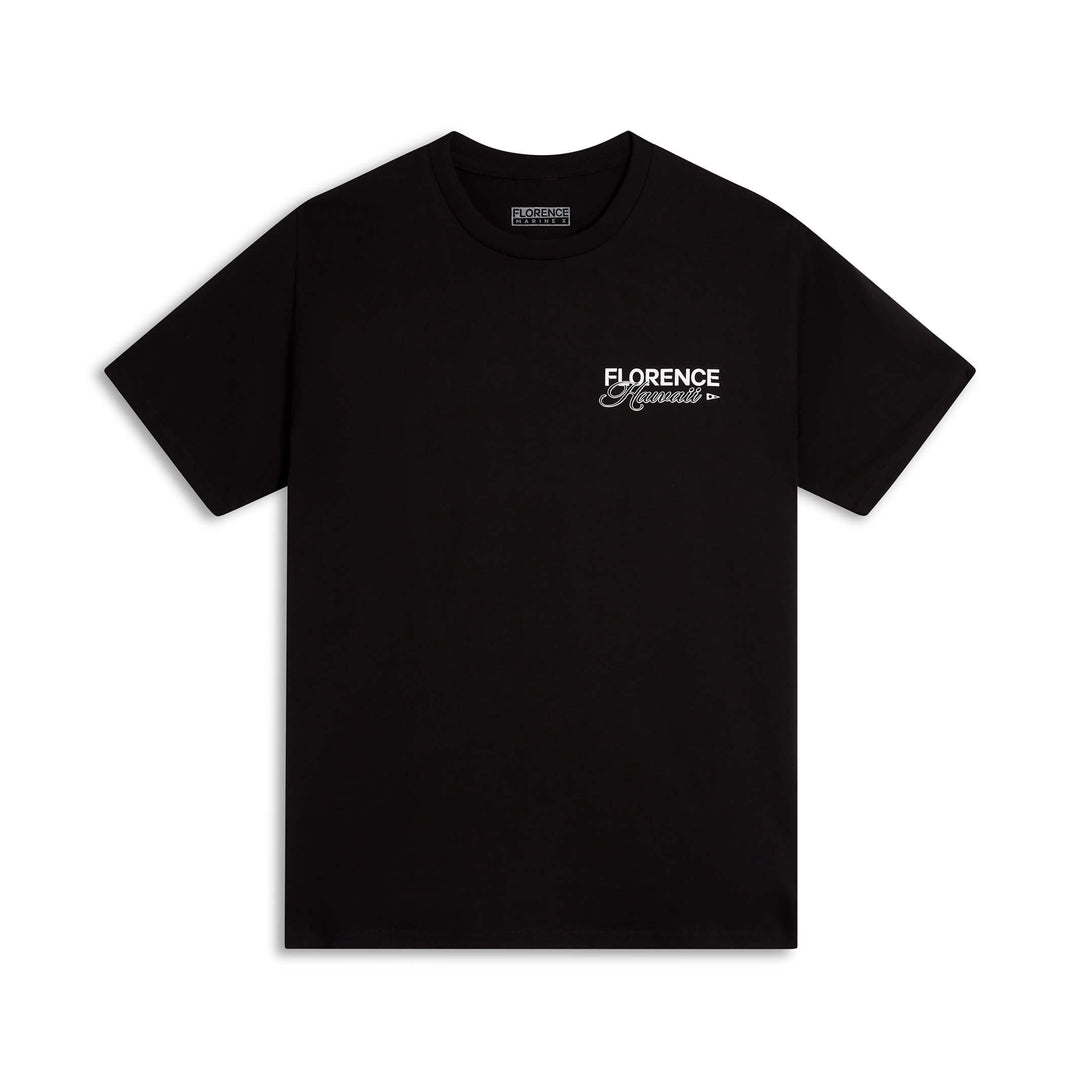 Color:Black-Florence Script T-Shirt -alt