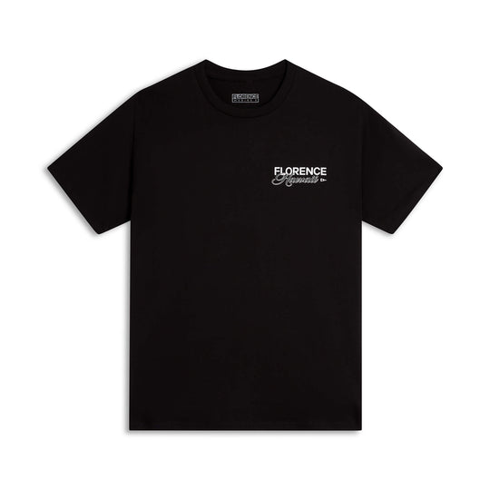 Color:Black-Florence Script T-Shirt -alt