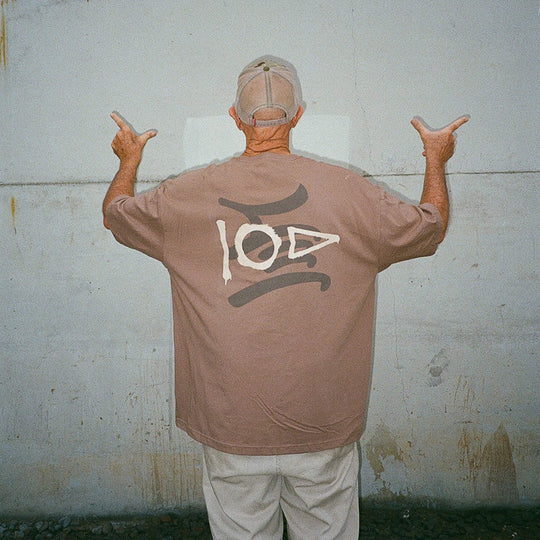 Color:Brown-Florence C.R. Stecyk T-Shirt