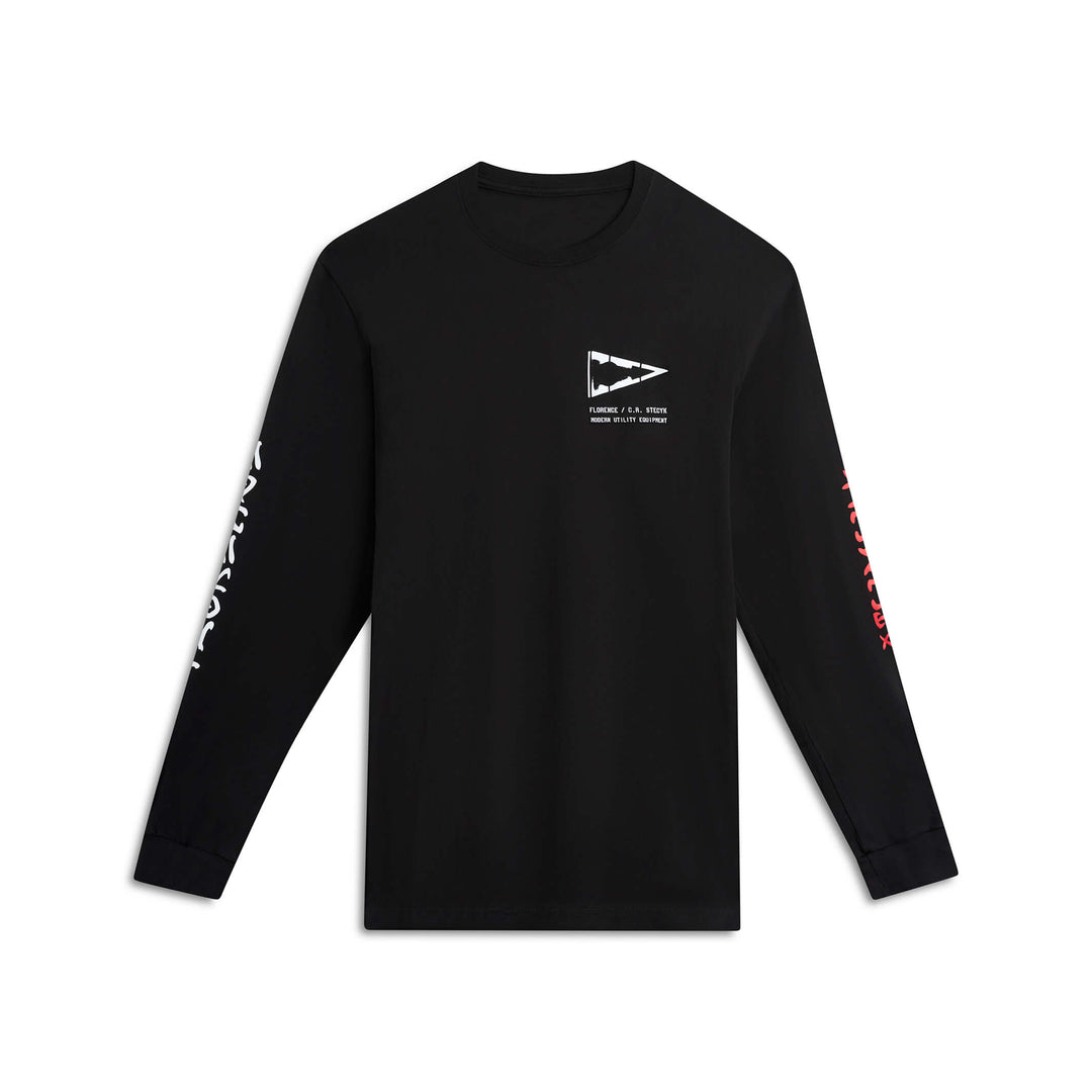 Color:Black-Florence C.R. Stecyk Long Sleeve T-Shirt