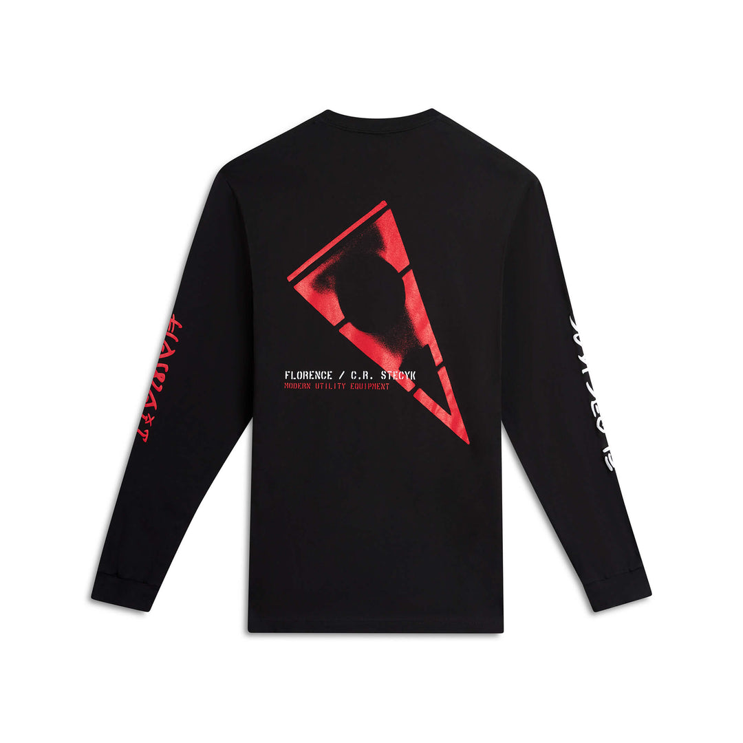 Color:Black-Florence C.R. Stecyk Long Sleeve T-Shirt -alt