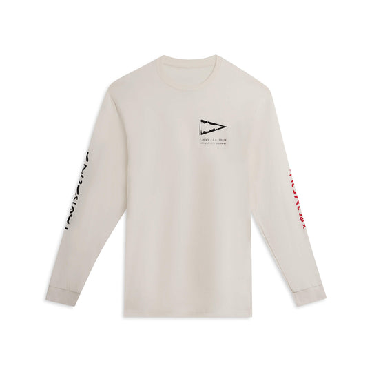 Color:Off White-Florence C.R. Stecyk Long Sleeve T-Shirt
