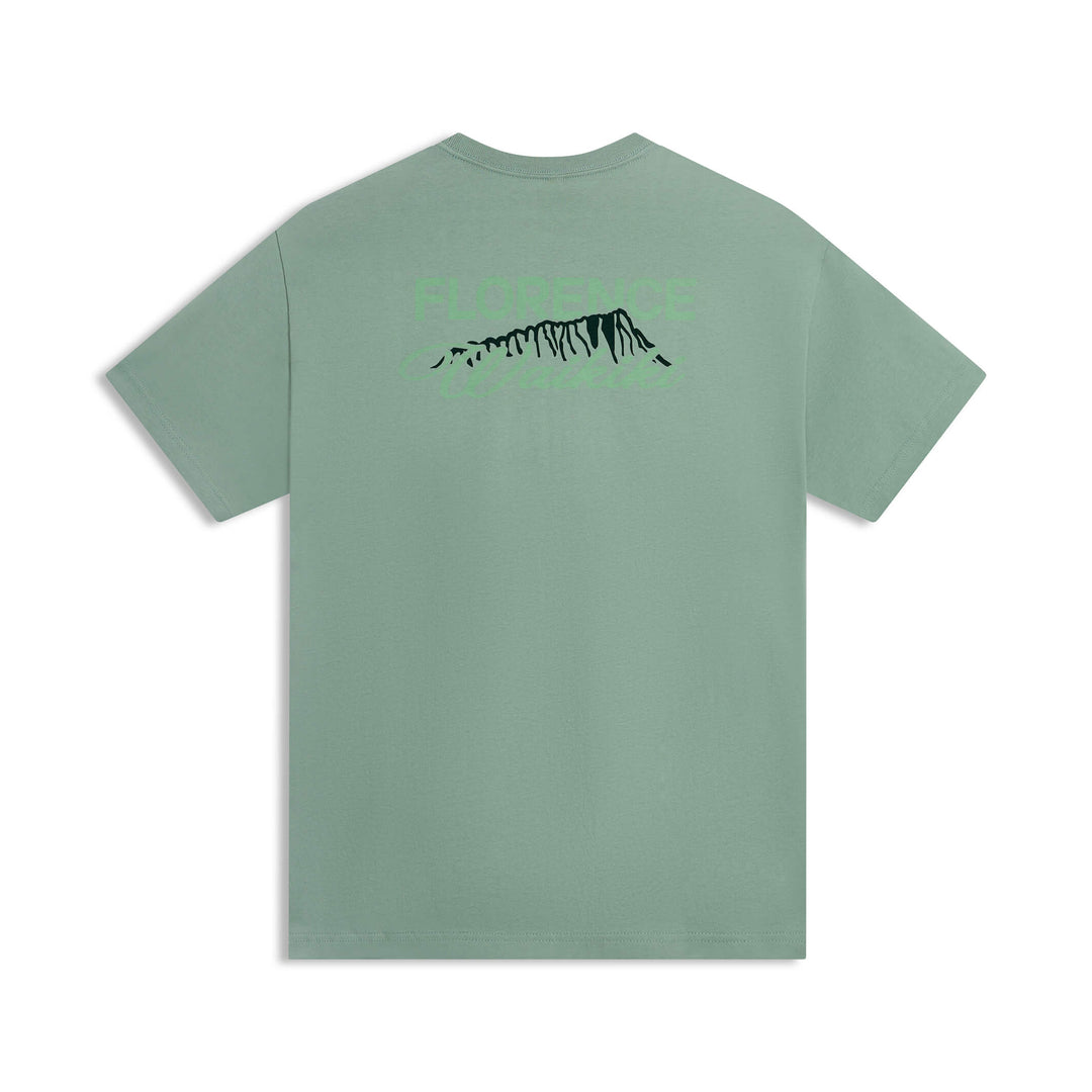 Color:Green-Florence Waikiki Script T-Shirt