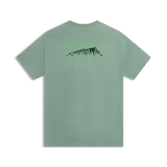 Color:Green-Florence Waikiki Script T-Shirt