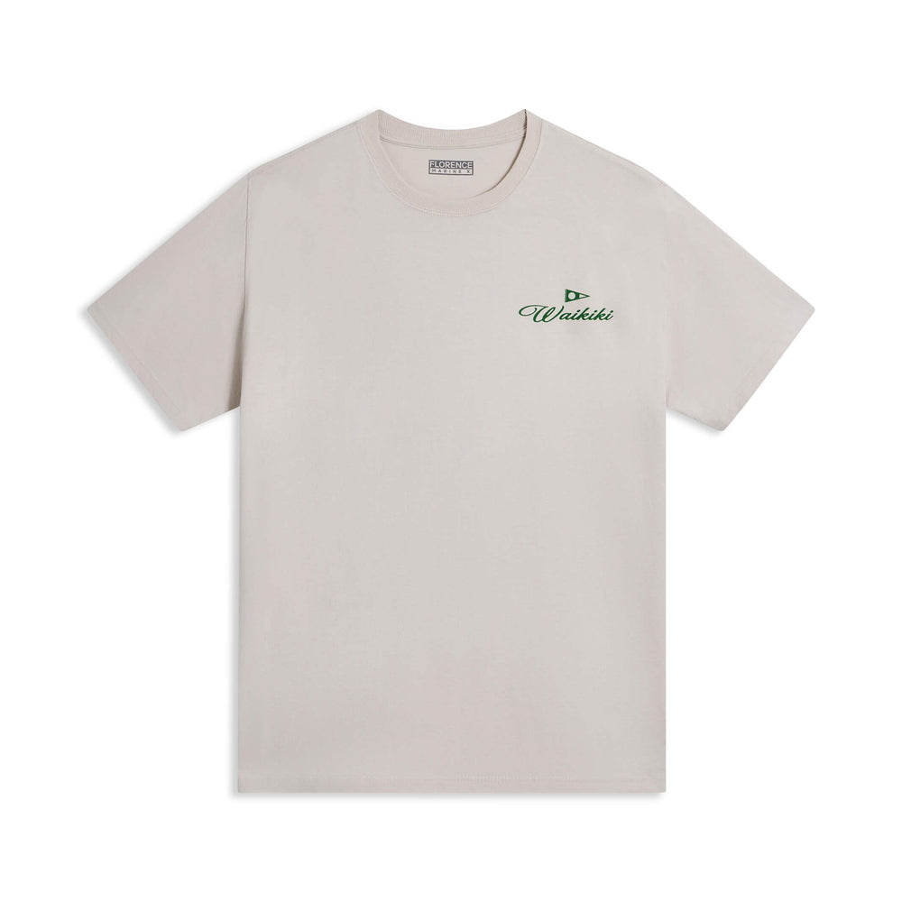 Color:Tan-Florence Waikiki Script T-Shirt -alt