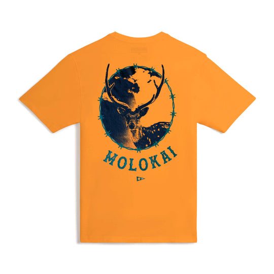 Color:Flame-Florence Molokai Axis Deer T-Shirt