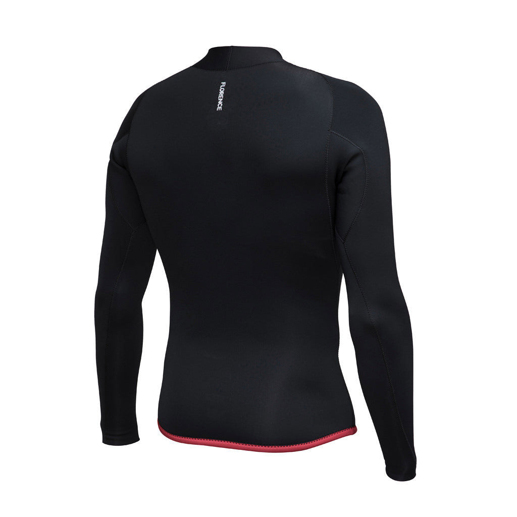 Color:Black-Florence 1.5mm Wetsuit Jacket

