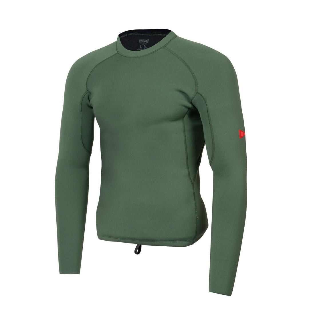Color:Burnt Olive-1.5MM FlatLock Wetsuit Jacket