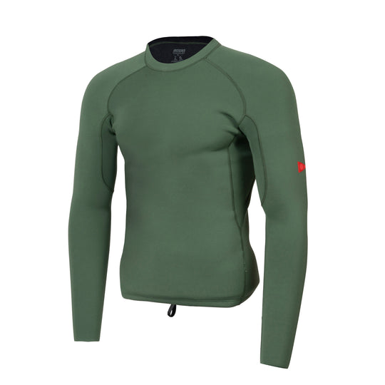 Color:Burnt Olive-1.5MM FlatLock Wetsuit Jacket