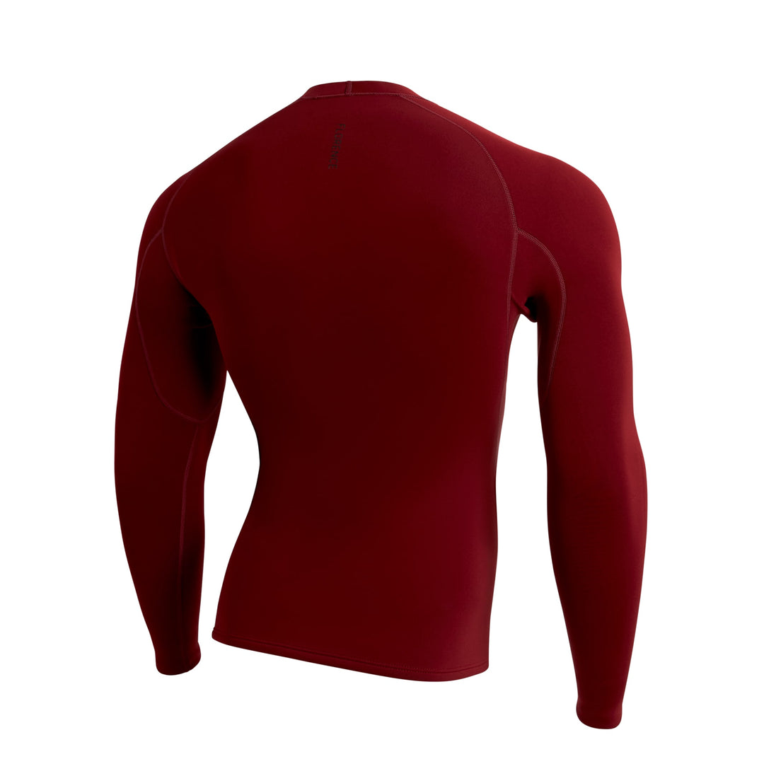 Color:Maroon-1.5MM FlatLock Wetsuit Jacket -alt