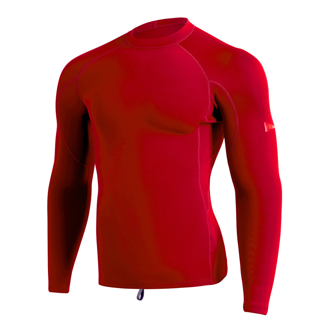 Color:Rescue Red-1.5MM FlatLock Wetsuit Jacket
