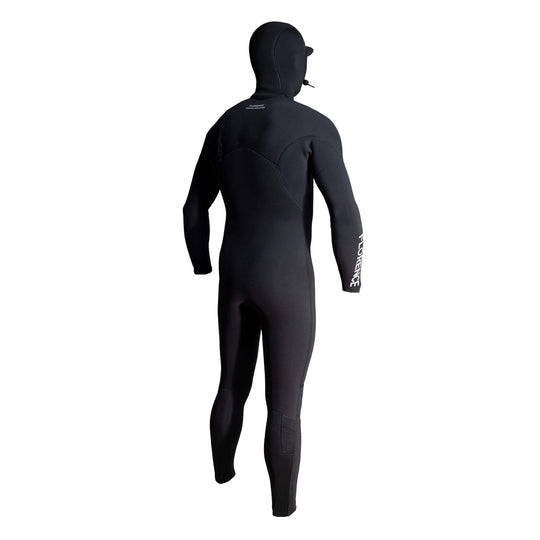 Color:Black-Florence 4/3MM Standard Issue Chest-Zip Fullsuit -alt
