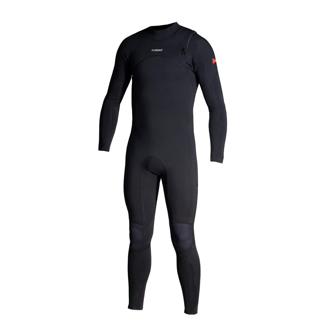 Color:Black-Florence 3/2MM Standard Issue Zipperless Fullsuit