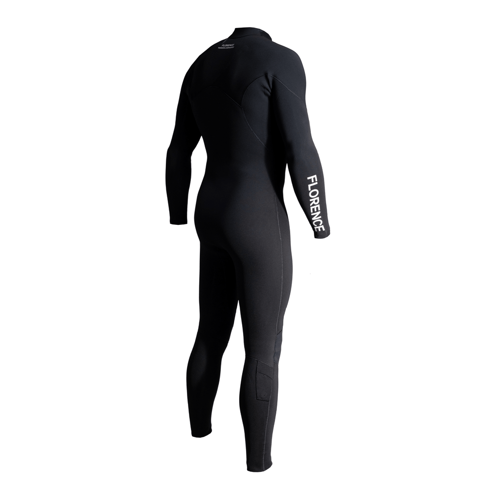 Color:Black-Florence 3/2MM Standard Issue Zipperless Fullsuit -alt