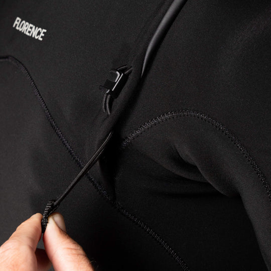 Color:Black-Florence 3/2MM Standard Issue Zipperless Fullsuit