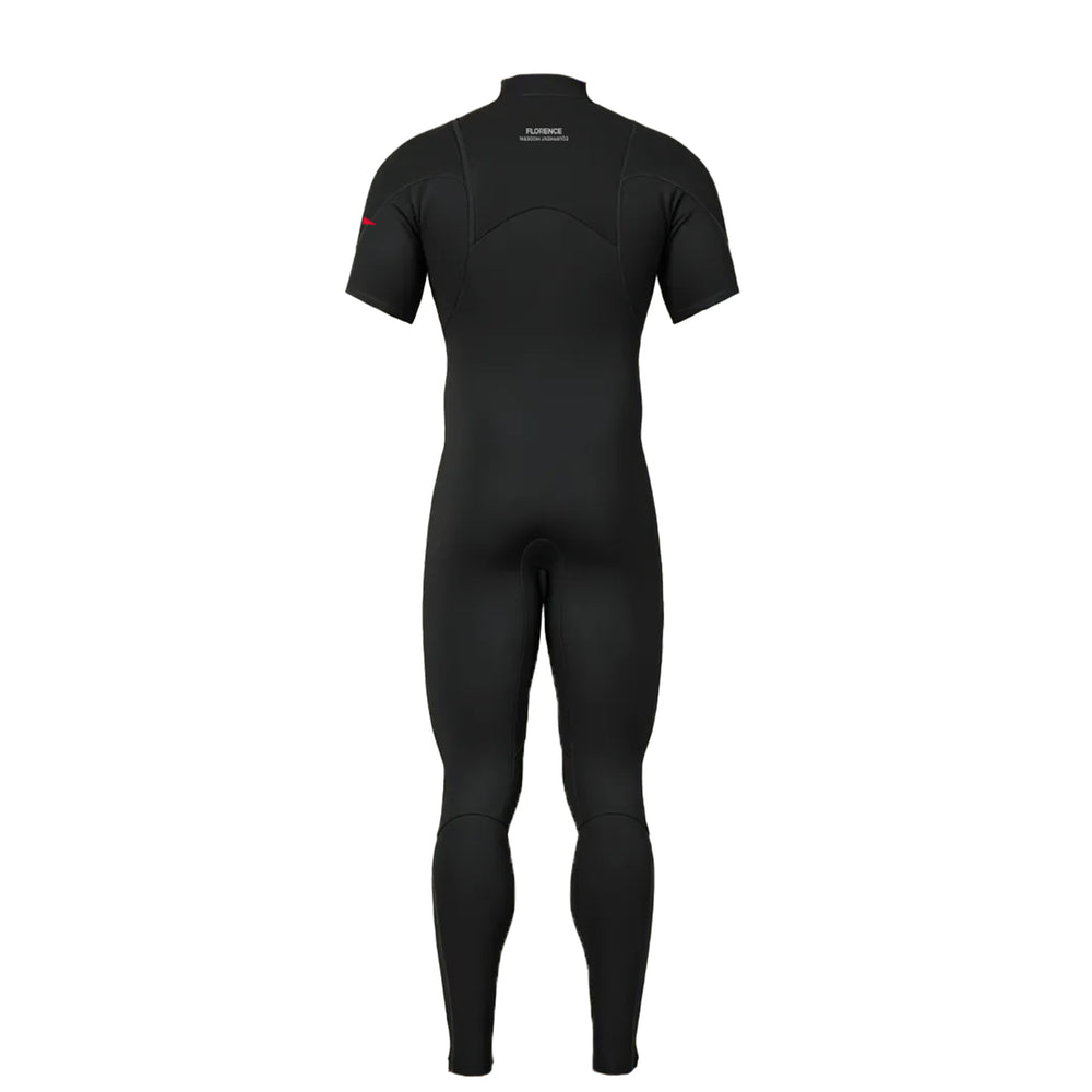 Color:Black-Florence 2MM Zipperless Short Sleeve Fullsuit -alt