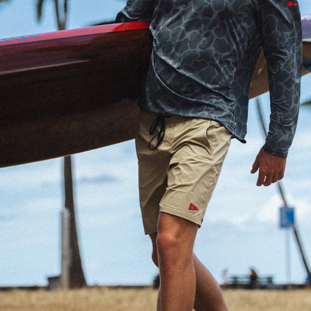 Color:Khaki-Florence All Purpose Cordura Short -alt