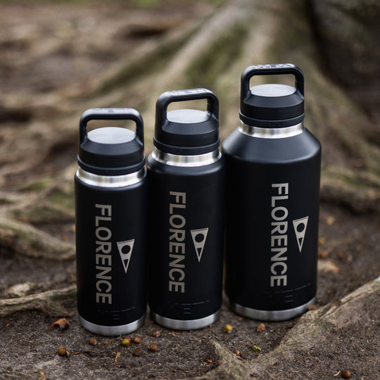 Color:Black-Yeti x Florence Marine X Rambler Bottle with Chug Cap -alt