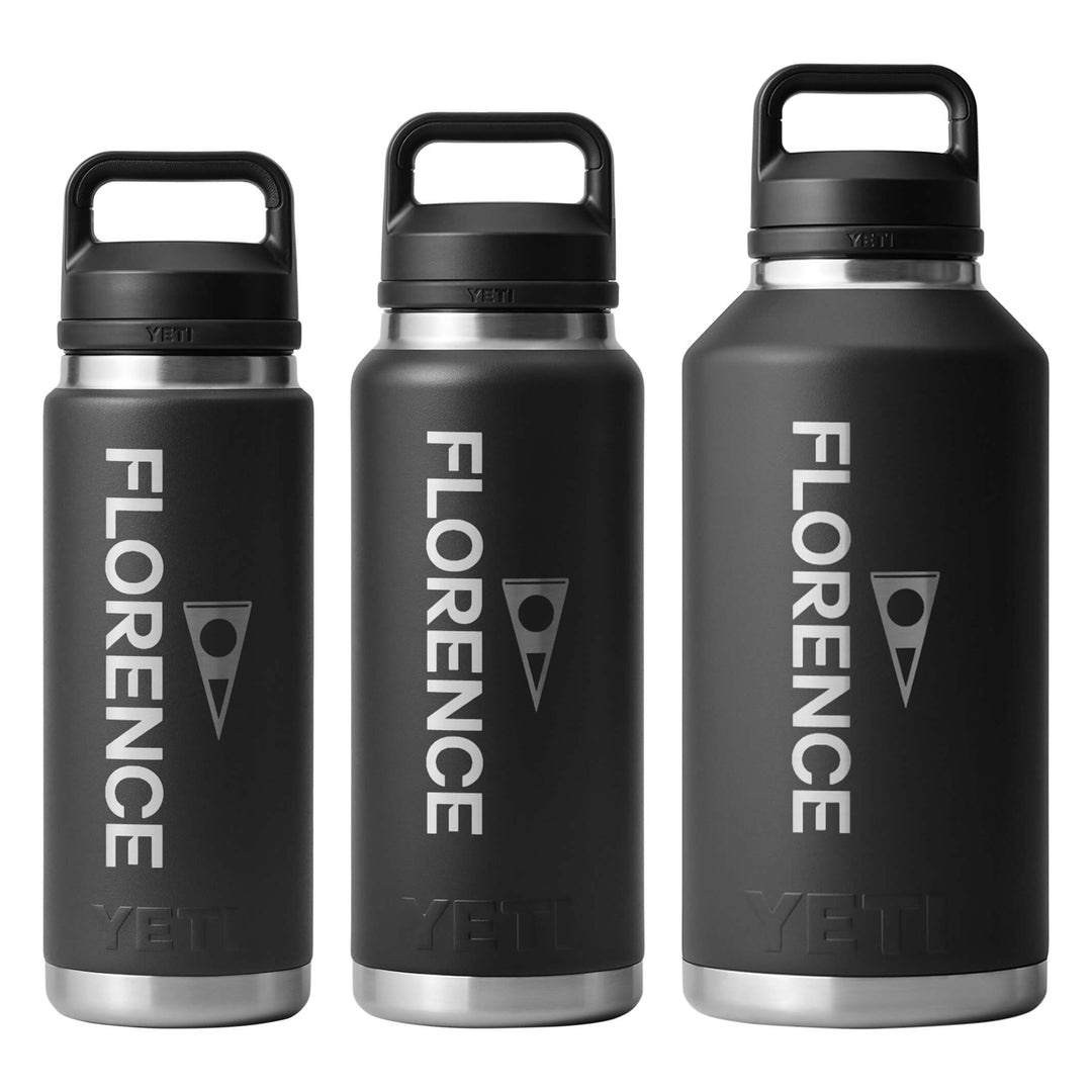 Color:Black-Yeti x Florence Marine X Rambler 26 oz Bottle with Chug Cap