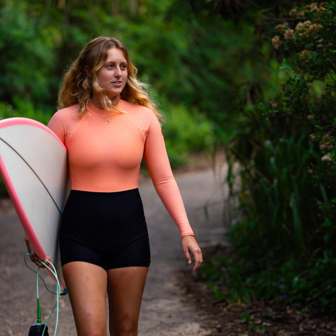 Color:Pine-Florence Long Sleeve Surfsuit