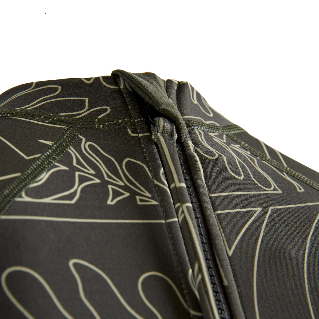 Color:Mountain-Florence x Sig Zane Koa Long Sleeve Surfsuit