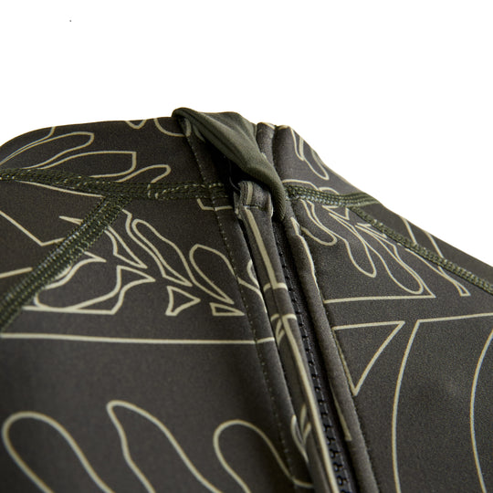 Color:Mountain-Florence x Sig Zane Koa Long Sleeve Surfsuit