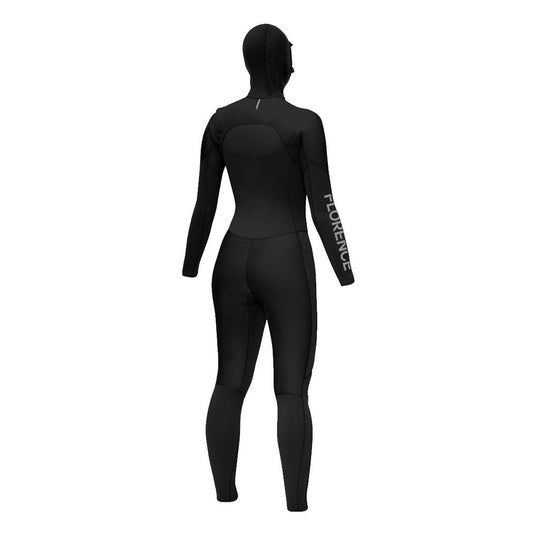 Color:Black-Florence Women's 4/3mm Hooded Fullsuit-alt