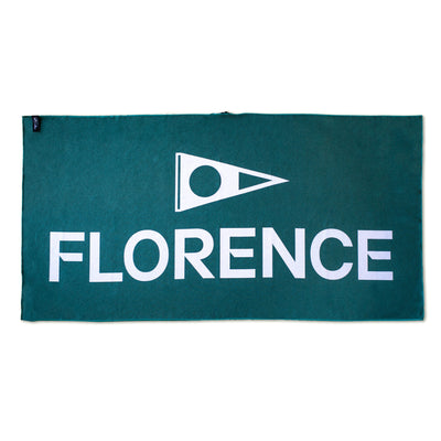 Color:Dark Emerald-Florence Quick Dry Performance Slowtide Towel