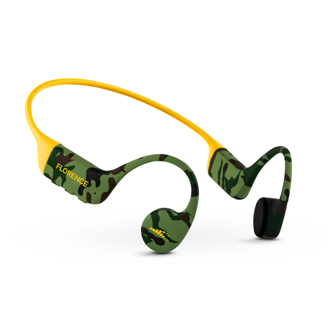 Color:Camo-Florence x H2O Audio TRI 2 Multi-Sport Headphones with BT & MP3