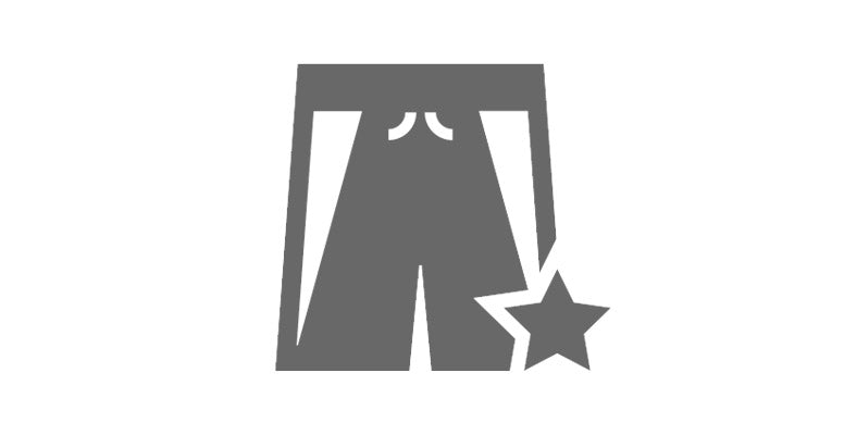 Member Exclusive Gear Icon of boardshorts and a star