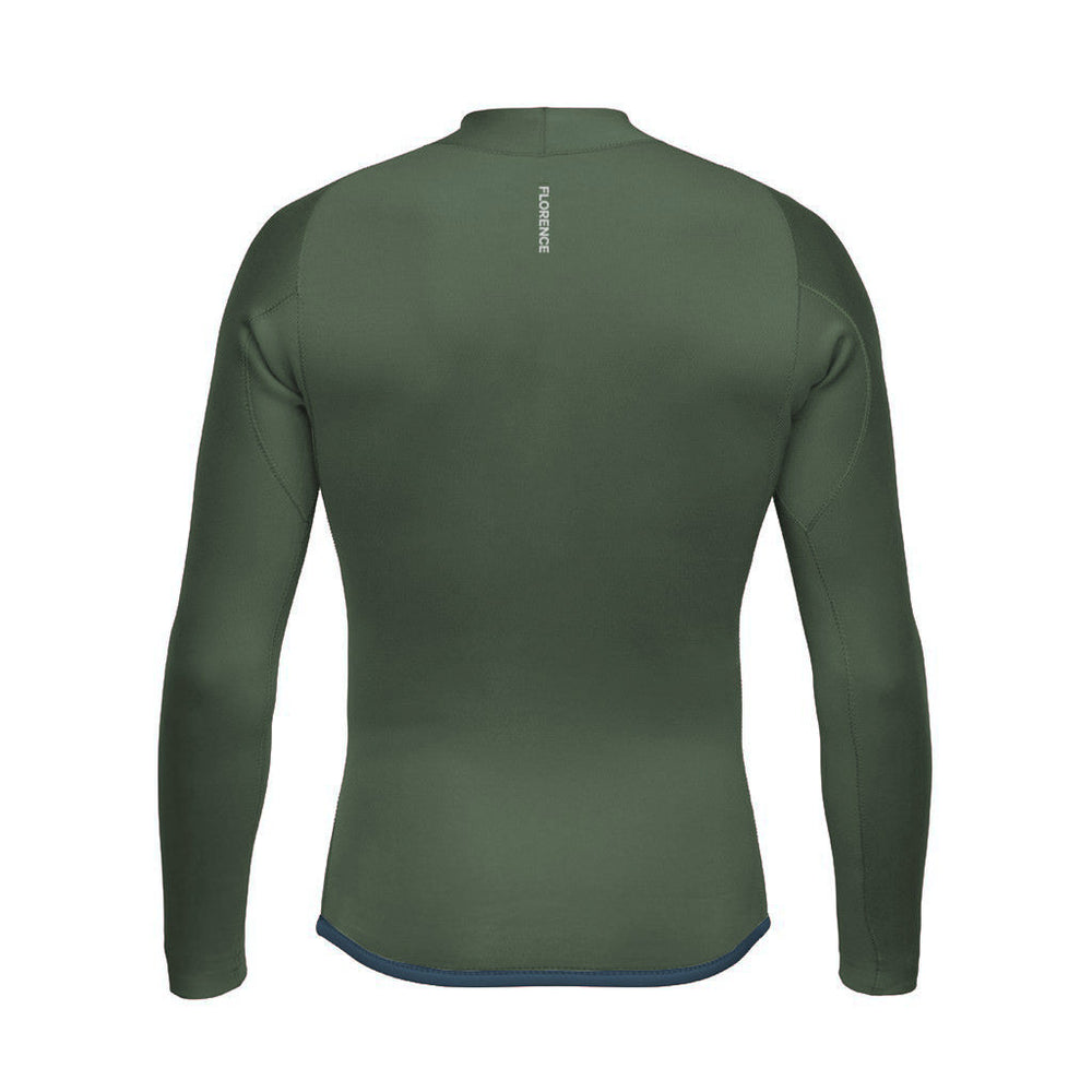 Color:Olive-Florence 1.5mm Wetsuit Jacket-alt
