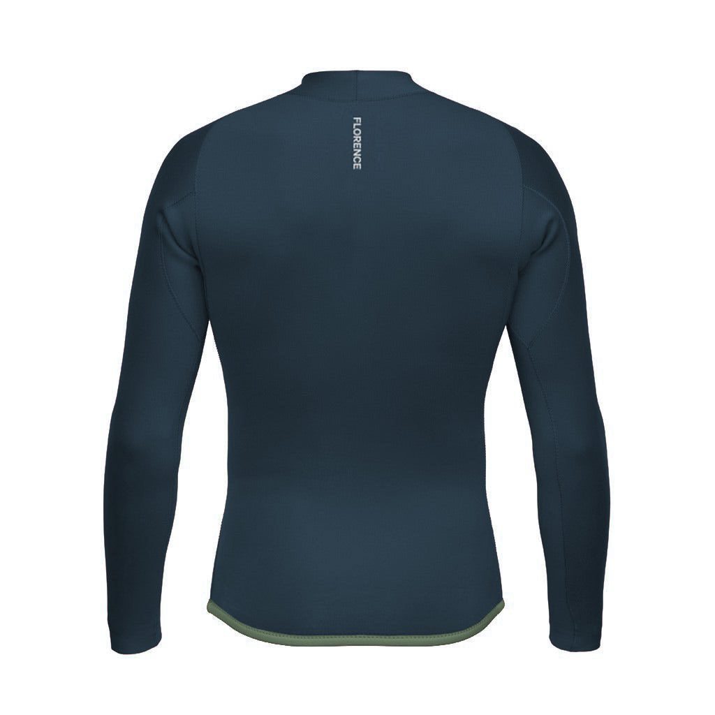 Color:Slate-Florence 1.5mm Wetsuit Jacket-alt
