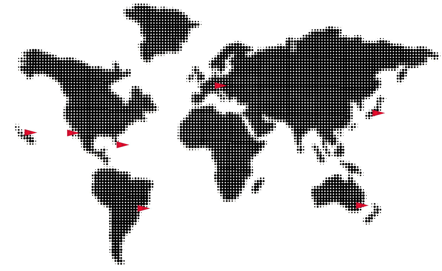 Map of Test Pilot locations